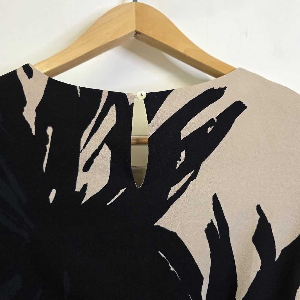 Luisa Cerano Abstract print Color block Knee length office/business dress - Picture 7 of 12